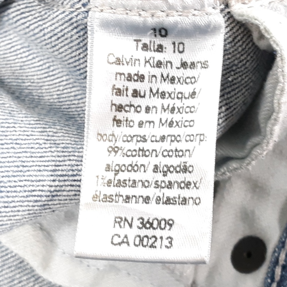 Calvin Klein Jeans Capris Size 10 Folded Cuff - Picture 8 of 8